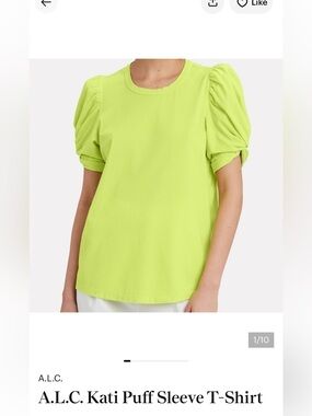 NWT lime green a.l.c. T shirt